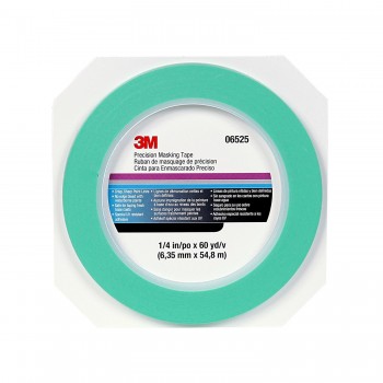 Маскуюча стрічка 3M™ для чітких границь 6мм*55м зелена Маскуюча стрічка 3M™ для чітких границь 6мм*55м зелена