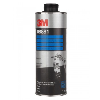 Антигравійне текстуроване покриття 3M™ на водній основі фарбується чорне (1кг) Антигравійне текстуроване покриття 3M™ на водній основі фарбується чорне (1кг)