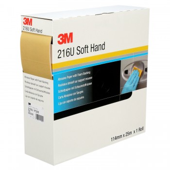 М'які рулони 3M™ 216U Pre-Cut 114мм*25м P280 М'які рулони 3M™ 216U Pre-Cut 114мм*25м P280