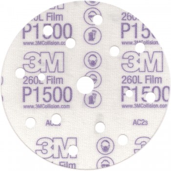 Абразивний диск 3M™ Hookit™ 260L ø150мм P1200 Абразивний диск 3M™ Hookit™ 260L ø150мм P1200