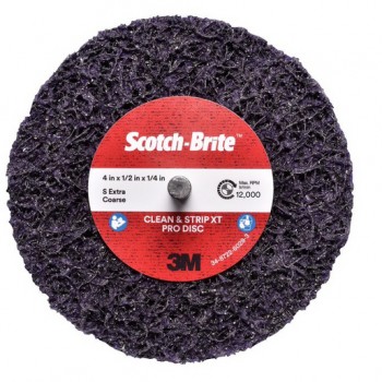 Зачистной круг 3M™ Scotch-Brite™ Clean&Strip XT Pro ZS ø100мм*13мм*6мм со шпинделем