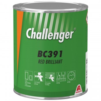 Базове покриття Challenger Basecoat BC391 Red Brilliant (1л) Базове покриття Challenger Basecoat BC391 Red Brilliant (1л)