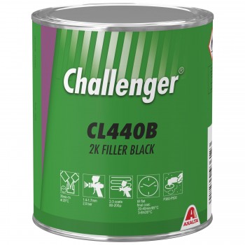 Грунт-наповнювач Challenger 2K Filler Black (1л) Грунт-наповнювач Challenger 2K Filler Black (1л)