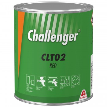 Низкоконцентрированный тонер Challenger Basecoat CLT02 Red (1л)