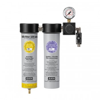 Двоступеневий фільтр SATA filter 100 Prep з регулятором тиску на виході 1*1/4 Двоступеневий фільтр SATA filter 100 Prep з регулятором тиску на виході 1*1/4