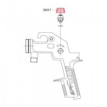 Ручка регулятора тиску для SATA spray master RP