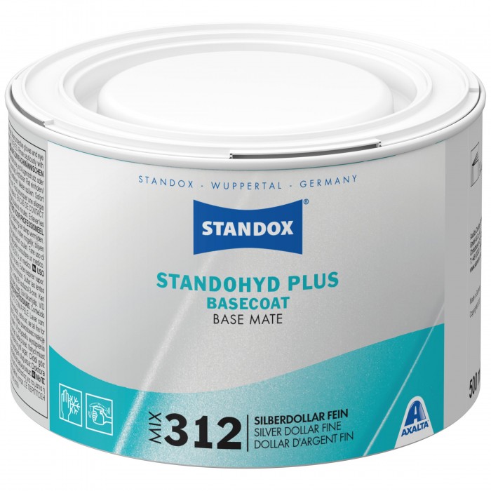 Базове покриття Standohyd Plus Basecoat Mix 312 Silver Dollar Fine (500мл)