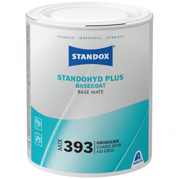 Базове покриття Standohyd Plus Basecoat Mix 393 Coarse Silver (1л)