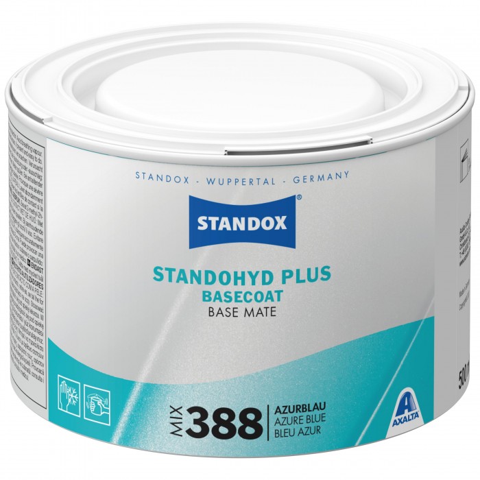 Базове покриття Standohyd Plus Basecoat Mix 388 Azure Blue (500мл)