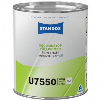 Грунт-наповнювач Standox VOC Nonstop Primer Filler U7550 White (3.5л) Грунт-наповнювач Standox VOC Nonstop Primer Filler U7550 White (3.5л)