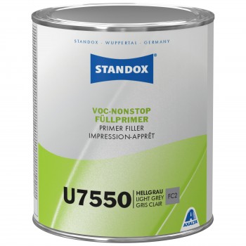 Грунт-наповнювач Standox VOC Nonstop Primer Filler U7550 Light Grey (1л) Грунт-наповнювач Standox VOC Nonstop Primer Filler U7550 Light Grey (1л)