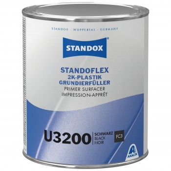 Грунт-наповнювач Standoflex 2K Plastic Primer Surfacer U3200 Black (1л) Грунт-наповнювач Standoflex 2K Plastic Primer Surfacer U3200 Black (1л)