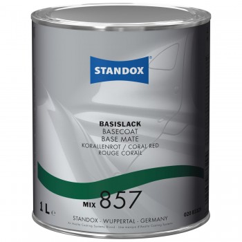 Базове покриття Standox Basecoat Mix 857 Coral Red (1л) Базове покриття Standox Basecoat Mix 857 Coral Red (1л)
