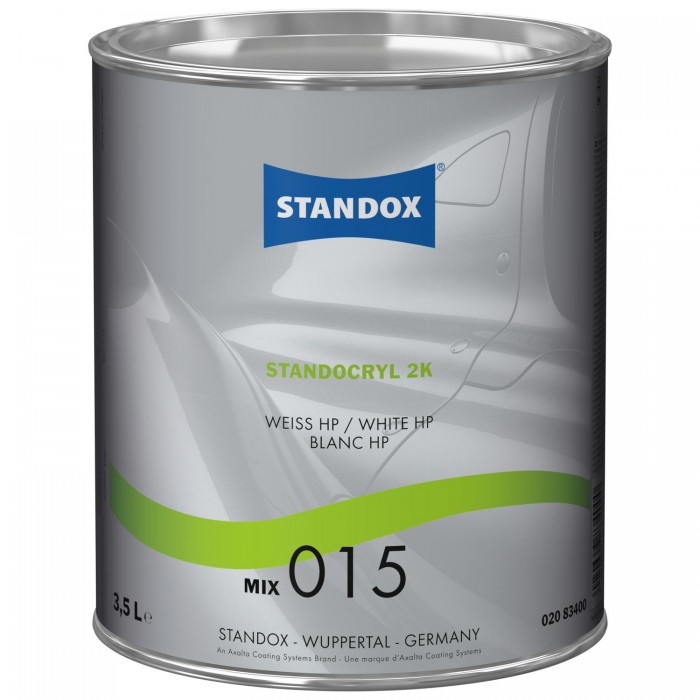 Двокомпонентна емаль Standocryl 2K Mix 015 White HP (3.5л)