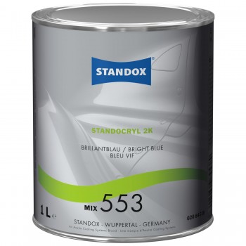 Двокомпонентна емаль Standocryl 2K Mix 553 Bright Blue (1л) Двокомпонентна емаль Standocryl 2K Mix 553 Bright Blue (1л)