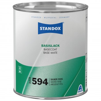 Базове покриття Standox Basecoat Mix 594 Silver Fine (3.5л) Базове покриття Standox Basecoat Mix 594 Silver Fine (3.5л)