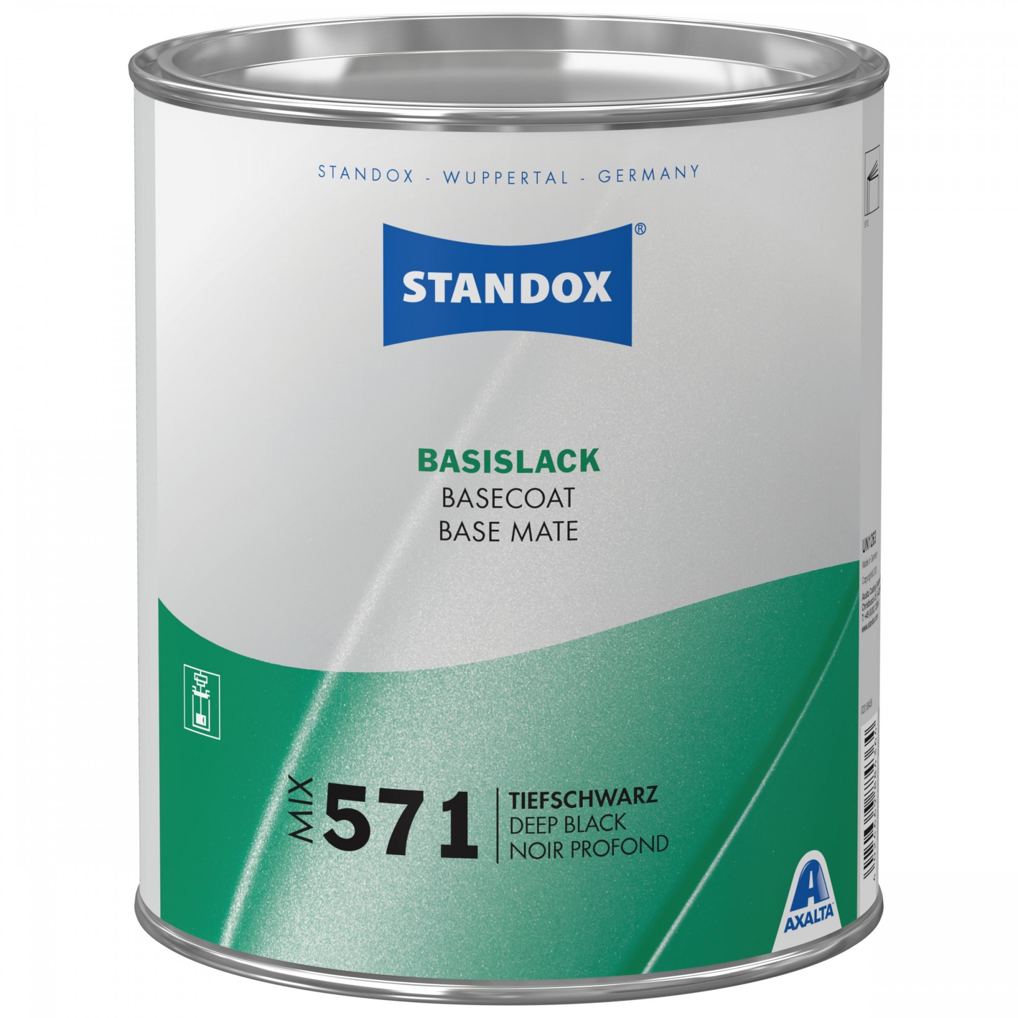 Базове покриття Standox Basecoat Mix 571 Deep Black (3.5л) - 88436