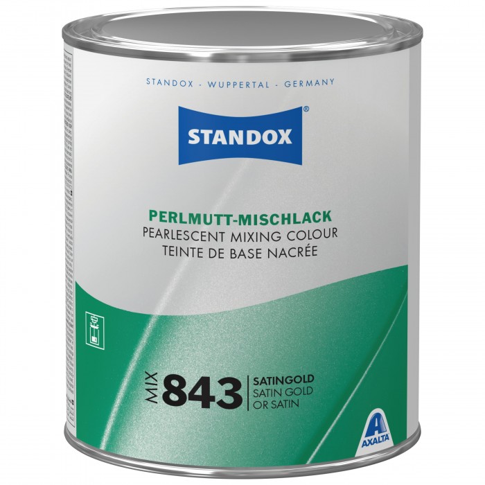 Базовое покрытие Standox Basecoat Pearl Mix 843 Satingold (1л)
