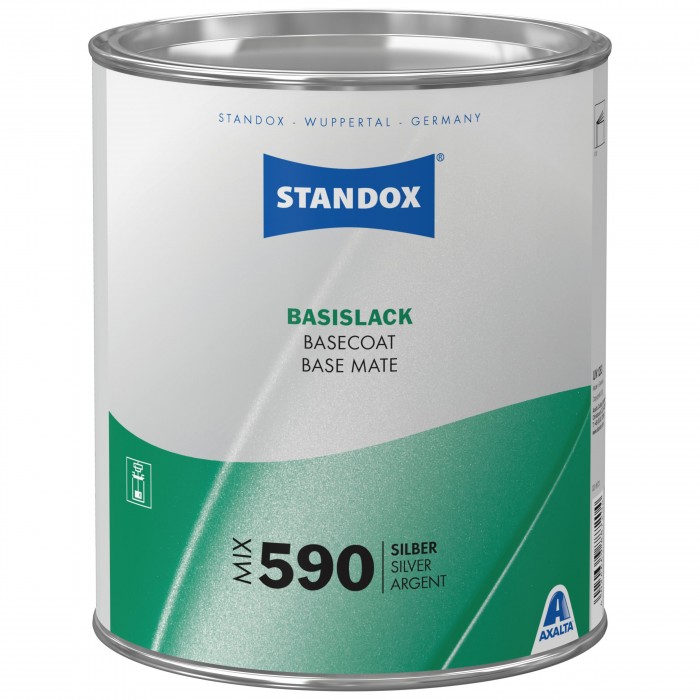 Базовое покрытие Standox Basecoat Mix 590 Silver (3.5л)