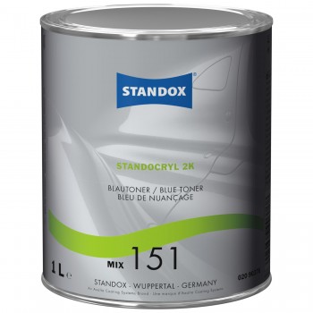 Двокомпонентна емаль Standocryl 2K Mix 151 Blue Toner (1л) Двокомпонентна емаль Standocryl 2K Mix 151 Blue Toner (1л)