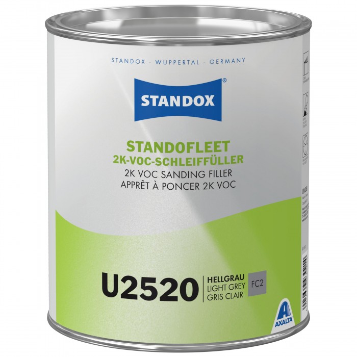 Наповнювач Standofleet 2K VOC Sanding Filler U2520 Light Grey (3.5л)