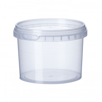 Ємність Vital-Plast пластикова біла з кришкою (350мл)